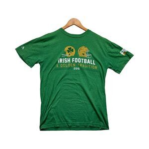 University Of Notre Dame Fighting Irish Football NCAA The Shirt Green 2015 sz M